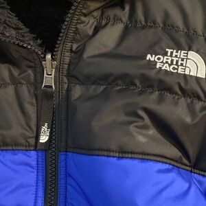 Boys Blue North Face Royal Blue Jacket XL Reversible